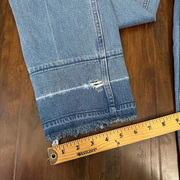 ABERCROMBIE & FITCH Curve Love The Ultra High Rise Ankle Straight Jeans - Picture 12 of 12